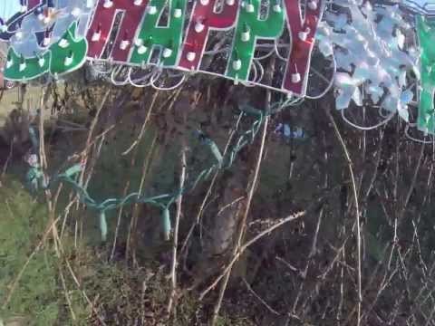 Christmas Lights 2013 Behind the scenes Day Time walk