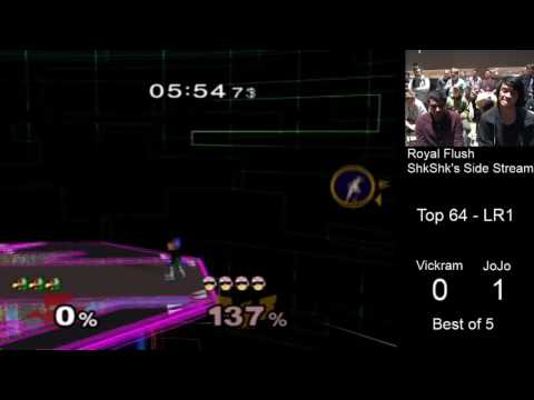 Royal Flush SSBM Top 64 LR1 - Vickram (Falco) vs. JoJo (C. Falcon)