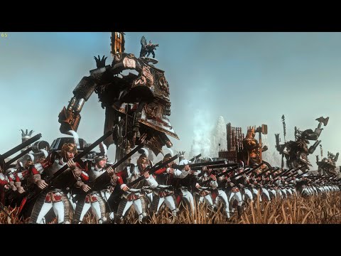 World War Warhammer | The Empire Vs Dwarfs | Huge Cinematic Battle