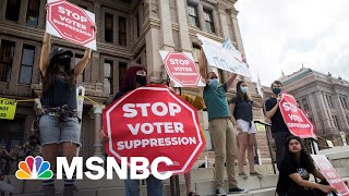 Local Activists Rally To Send Message To Senators On Voting Rights