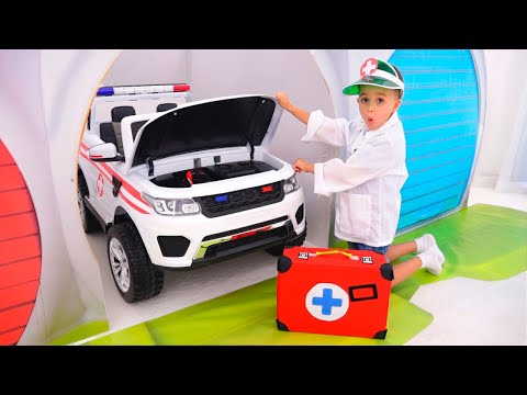 Vlad und Niki haben Spaß mit Spielzeugautos - Lustige Videos für Kinder