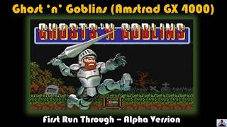 Ghost 'n' Goblins - Alpha Release (Amstrad Gx4000)