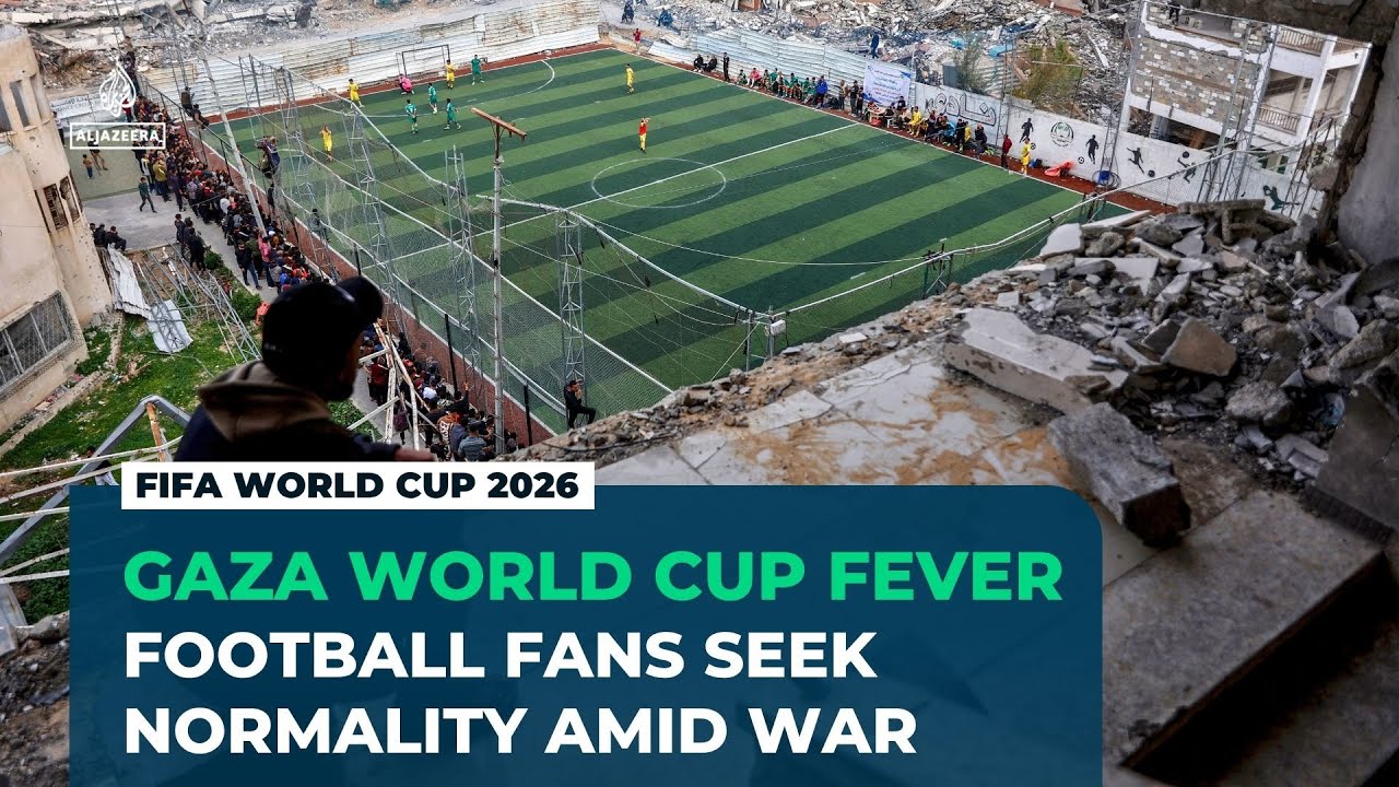 Gaza football fans seek normality amid war as World Cup fever grows