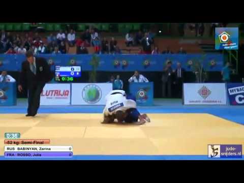 Judo 2013 European Championships Juniors: Babinyan (RUS) - Rosso (FRA) [-52kg] semi-final