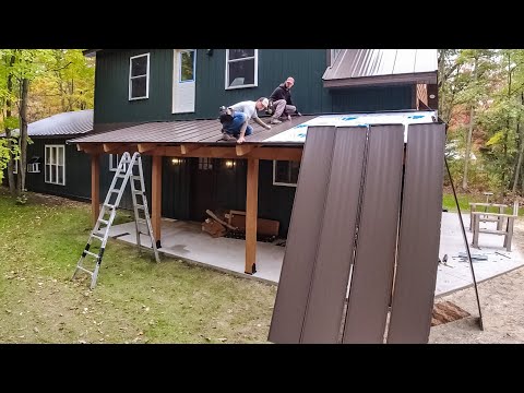 Basic STANDING SEAM Metal Roof | How To install.