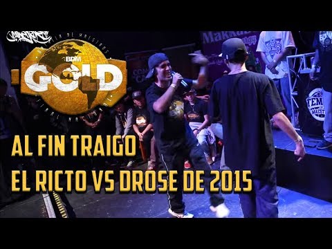 ¡DE LO MEJOR QUE HE VISTO!😲🤯| Reacción Ricto vs Drose BDM Gold 2015