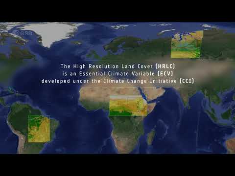 High resolution land cover video 
