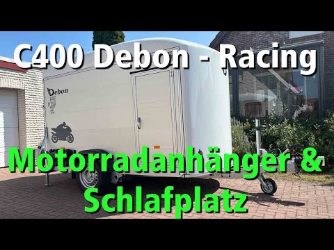 🔧 C400 Debon Racing Conversion – 🏍️ Motorcycle Trailer & 🛏️ Sleeping Space in One