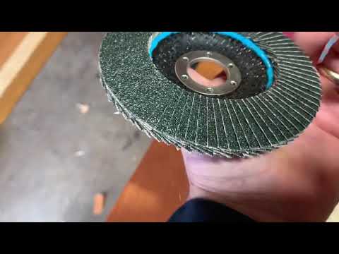 Dewalt Flapper Wheel | It's Effectiveness On Sanding Wood Removing Varnish [Dewalt Flapper Disc]