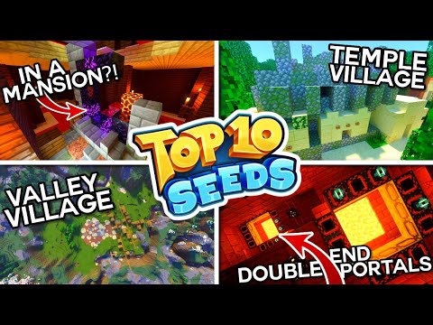 TOP 10 BEST NEW SEEDS For Minecraft Bedrock Edition! (PE, Xbox, PlayStation, Switch & Windows 10)