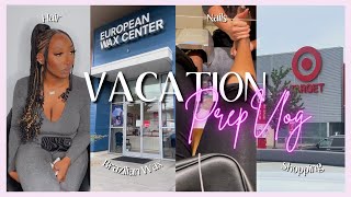 Vacation Prep Vlog On a Budget | Shopping, Nails, Wax, Pack with Me