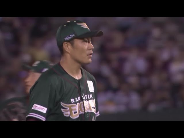 【7回表】まるで野手のような守備!! イーグルス・則本昂大がファインプレーでアウトを取る!!  2023年8月13日 東北楽天ゴールデンイーグルス 対 オリックス・バファローズ