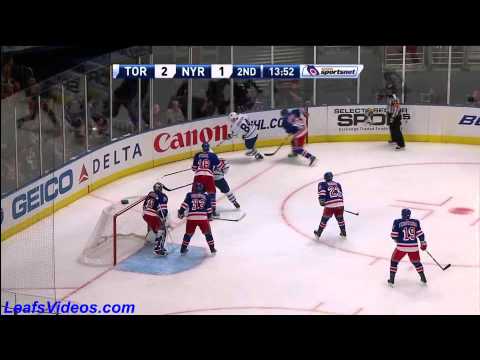 TOR 2 @ NYR 1 - Leafs Pressure - Lundqvist Saves - Fans Boo Rangers - 101015