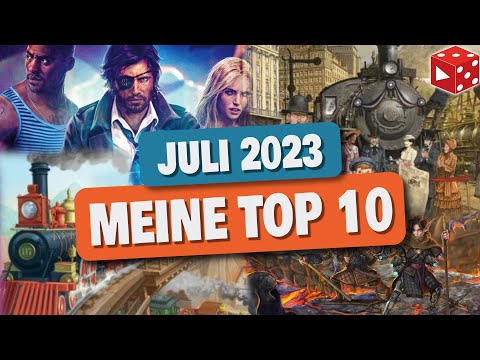 🏆 Meine Top 10 BESTEN Brettspiele im Juli 2023