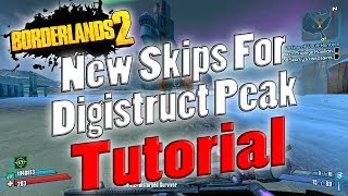 Borderlands 2 | New Skips For All OP Levels At Digistruct Peak (No Rocket Jumps) | Tutorial