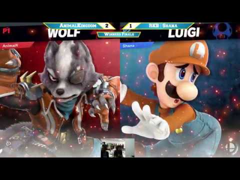 Shield on Sunday 44: RKB|Shana (Luigi) V.S. AnimalKingdom(Wolf) Winners Finals