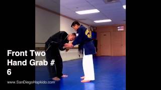 San Diego Hapkido Defense Two Hand Grab 6