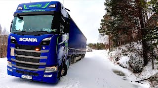 POV Driving, It was a tough day in Norway, Icy road, Serious Accident.