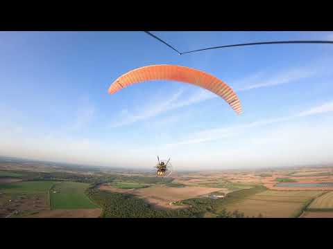 Paramotor chase cam Test over Bilsthorpe Nottingham