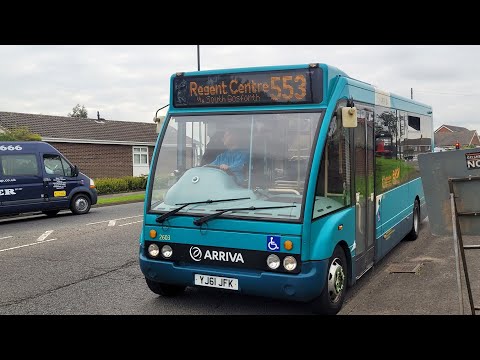 Arriva Northumbria Optare Solo 2603/YJ61 JFK on the 553