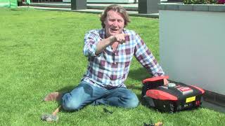 David Domoney installs the Yard Force Compact Robotic Lawnmower perfect Solution for Busy Lifestyles