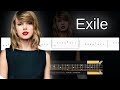 Taylor Swift - Exile - Guitar tutorial (TAB)