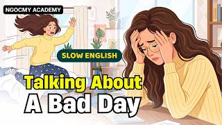 Talking About a Bad Day in English | Real-Life Podcast Conversation (A1–B1)