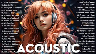The Best English Acoustic Songs Playlist ||  Greatest Acoustic Songs Ever