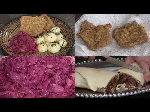 European Recipes: Apple Strudel, Wiener Schnitzel & Red Cabbage