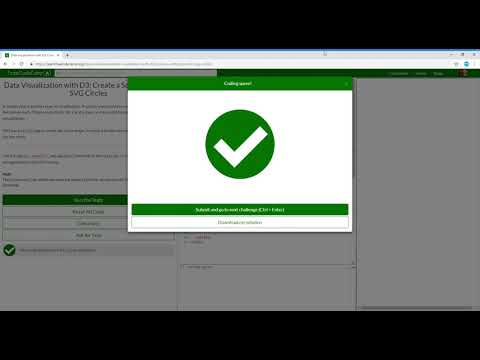 Data Visualization with D3  Create a Scatterplot with SVG Circles   Learn freeCodeCamp21/29