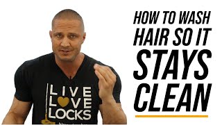 How to Wash Hair so it Stays Clean