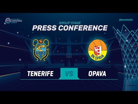 Iberostar Tenerife v Opava - Press Conference - Basketball Champions League 2018-19