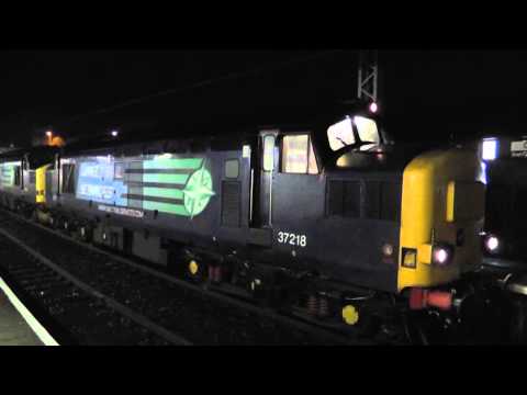 37218/37194 6K73 Sellafield - Crewe flasks 7th November 2012