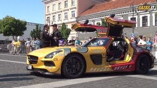 preview picture of video 'Gumball 3000 Checkpoint in Vilnius, Lithuania 2013'