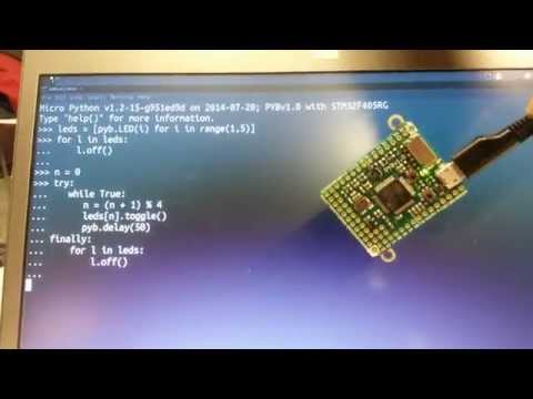 Micro-python demonstration