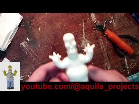 3D Printing - Homer Simpson - Aquila Pro