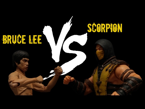 Bruce Lee Versus Scorpion - Stop Motion / Animation 2017