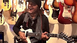 Video thumbnail for Matthias Jabs Playing In A Guitar Shop by GuitarXplosion