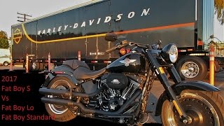 2017 Harley Davidson Fat Boy "S" Review & Test Ride │ Vs Fat Boy Lo & Fat Boy Standard
