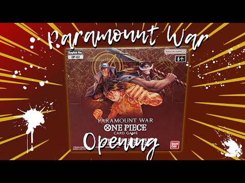 One Piece PARAMOUNT WAR OP-02 Booster Box Opening!! - Amazing Pulls! - One Piece TCG