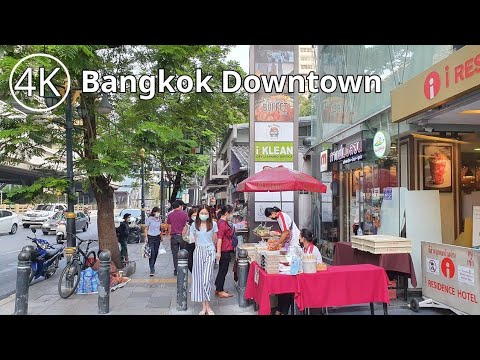 [4K] Walk from Saladaeng to Chong Nonsi in Bangkok, Thailand