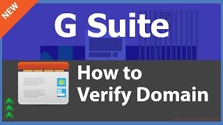 How to Verify Your Domain Google G Suite