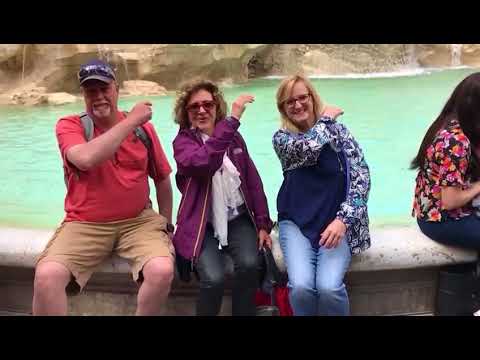 Throwing Coins in the Trevi Fountain