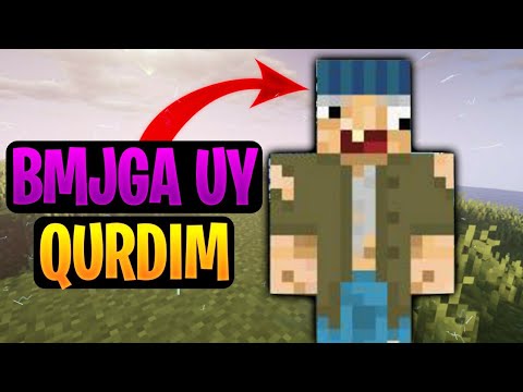 BOMJGA UY QURIB BERDIM UY UNGA YOQDIMI ● UZBEKCHA MINECRAFT