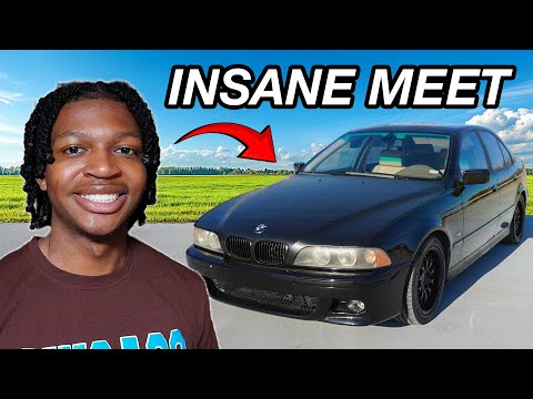 TAKING MY E39 TO A SNEAKER STORE GRAND OPENING!!