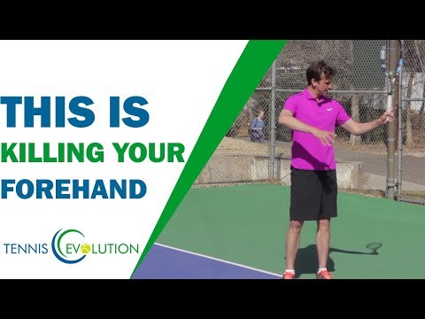 This is KILLING Your forehand (BIG MISTAKE!) | TENNIS FOREHAND