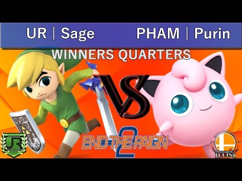 End The Paign 2  WINNERS QUARTERS - UR | Sage (Toon Link) vs PHAM | Purin (Jigglypuff)