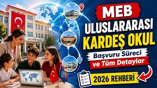MEB Uluslararası Kardeş Okul Uygulaması Nedir? Başvuru Süreci ve Tüm D
