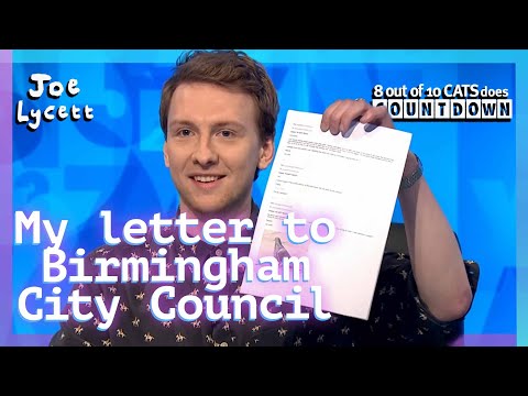 Dear Bastards...  | 8 Out of 10 Cats Does Countdown | Joe Lycett