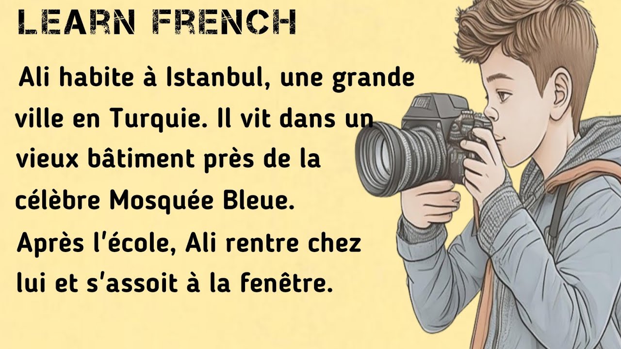 French Story for beginners ( A1-A2 ) | Learn French